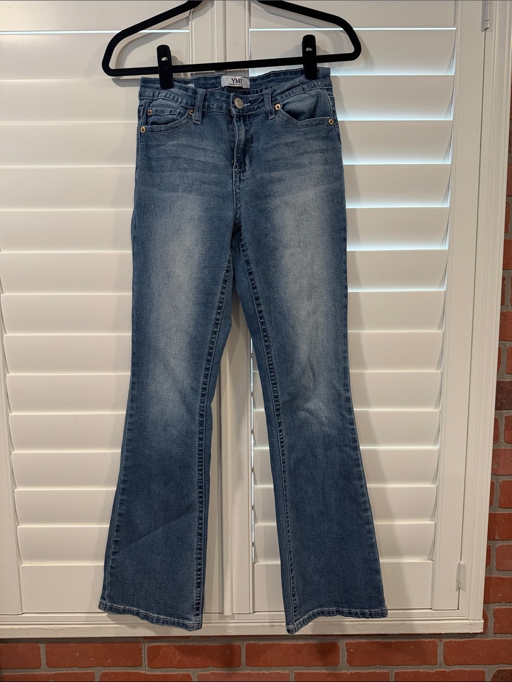 YMI Medium Wash Flared Jeans - Faded Blue